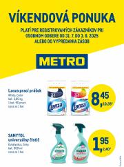 metro - Leták Metro - Víkendová ponuka - Drogéria platný od 31.07. do 03.08.
