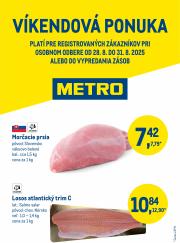 metro - Leták Metro - Víkendová ponuka platný od 28.08. do 31.08.