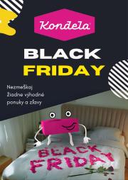 kondela - Kondela Black Friday leták od pondelka 28.10.2024