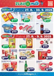 milk-agro - Leták Milk Agro - Zľavy Milk platný od 27.08. do 30.09.