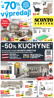 sconto-nabytok - SCONTO nábytok leták platný od 28.12. - 21.01.