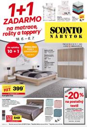sconto-nabytok - Leták SCONTO nábytok platný od 18.06. do 06.07.