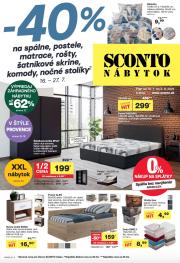 sconto-nabytok - Leták SCONTO nábytok platný od 16.07. do 05.08.