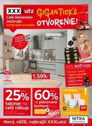 xxxlutz - Leták XXXLutz - Zľava 25 % takmer na všetko! platný od 08.09. do 21.09.