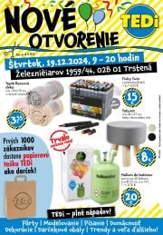 tedi - TEDi - Nové otvorenie Trstená leták platný od 19.12. - 25.12.