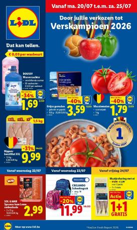 lidl - Lidl - FOLDER folder voor volgende week van maandag 20/07/2026 tot zaterdag 25/07/2026