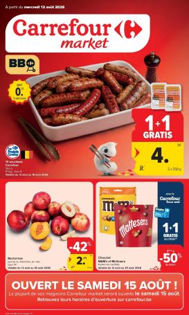 carrefour-market - Carrefour Market folder voor volgende week van woensdag 12/08/2026 tot dinsdag 18/08/2026
