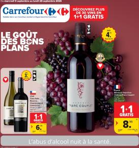 carrefour-market - Carrefour Market - Catalogue Foire aux vins folder voor volgende week van woensdag 09/09/2026 tot maandag 28/09/2026