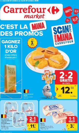 carrefour-market - Carrefour Market folder voor volgende week van woensdag 21/10/2026 tot dinsdag 27/10/2026