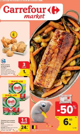 carrefour-market - De Carrefour Market folder geldig vanaf 19/11 t/m 25/11