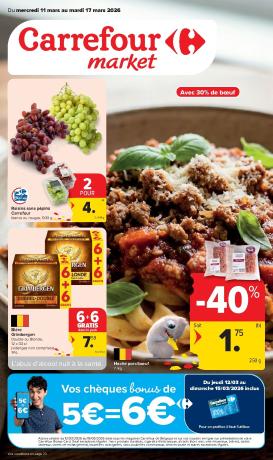 carrefour-market - De Carrefour Market folder geldig vanaf 11/03/2026 t/m 17/03/2026