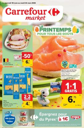 carrefour-market - De Carrefour Market folder geldig vanaf 18/03/2026 t/m 24/03/2026