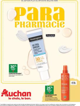 auchan - Huidige Auchan - Parapharmacie, beauté folder geldig van zaterdag 27/06/2026 tot zondag 26/07/2026