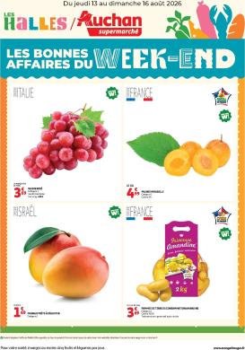 auchan - Huidige Auchan - Les bons plans du week end folder geldig van donderdag 13/08/2026 tot zondag 16/08/2026