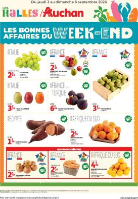 auchan - Huidige Auchan Hypermarché - Les bons plan du week end folder geldig van donderdag 03/09/2026 tot zondag 06/09/2026