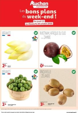 auchan - De Auchan Supermarché - Les bons plans du week-end dans votre super folder geldig vanaf 23/10 t/m 26/10