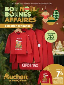 auchan - De Auchan - Bon Noël et Bonnes Affaires folder geldig vanaf 18/11 t/m 24/12
