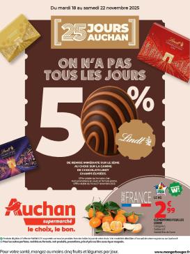 auchan - De Auchan Supermarché folder geldig vanaf 18/11 t/m 22/11