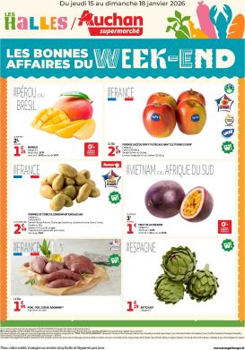 auchan - De Auchan Supermarché - Les bons plans du week-end dans votre super folder geldig vanaf 15/01 t/m 18/01