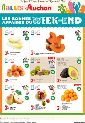 auchan - De Auchan - Les bons plans du week-end dans votre hyper ! folder geldig vanaf 22/01 t/m 25/01