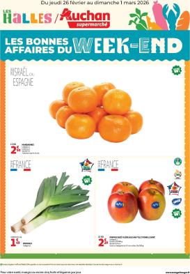 auchan - De Auchan - Les bons plans du week-end dans votre super folder geldig vanaf 26/02/2026 t/m 01/03/2026
