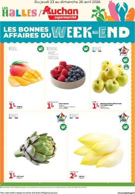 auchan - Huidige Auchan Supermarché - Les bons plans du week-end folder geldig van donderdag 23/04/2026 tot zondag 26/04/2026
