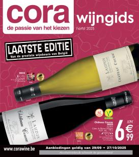 cora - Cora - Wijngids folder geldig vanaf 29/09 - 27/10