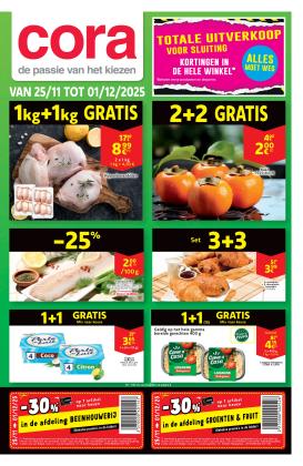 cora - De Cora folder geldig vanaf 25/11 t/m 01/12