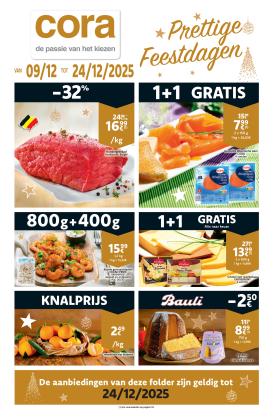 cora - De Cora - Prettige feestdagen folder geldig vanaf 09/12 t/m 24/12
