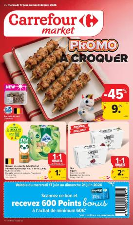 carrefour - Huidige Carrefour Market folder geldig van woensdag 17/06/2026 tot dinsdag 23/06/2026