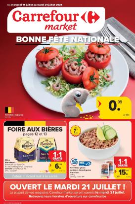 carrefour - Carrefour Market folder voor volgende week van woensdag 15/07/2026 tot dinsdag 21/07/2026