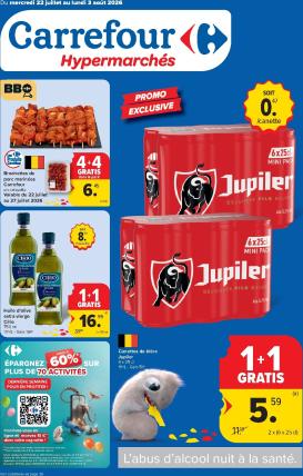 carrefour - Carrefour Hypermarchés folder voor volgende week van woensdag 22/07/2026 tot maandag 03/08/2026