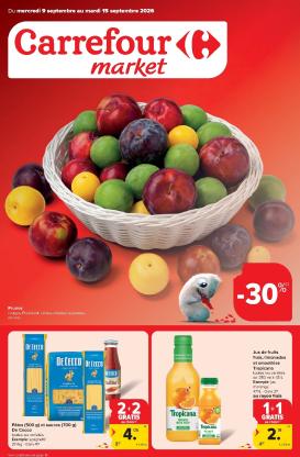 carrefour - Carrefour - Market Promotions de la semaine folder voor volgende week van woensdag 09/09/2026 tot dinsdag 15/09/2026