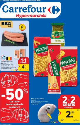 carrefour - Huidige Carrefour - Hypermarchés folder geldig van woensdag 02/09/2026 tot maandag 14/09/2026