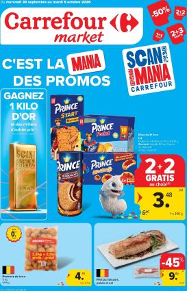 carrefour - Carrefour Market folder voor volgende week van woensdag 30/09/2026 tot dinsdag 06/10/2026