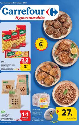 carrefour - Carrefour Hypermarchés folder voor volgende week van woensdag 28/10/2026 tot maandag 09/11/2026