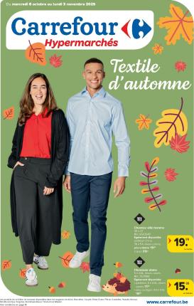 carrefour - Carrefour - Hypermarchés Spécial Textile folder geldig vanaf 08/10 - 03/11