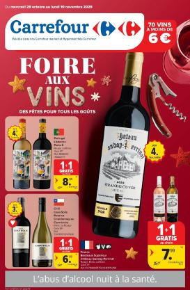 carrefour - De Carrefour - Foire aux vins folder geldig vanaf 29/10 t/m 10/11