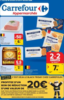 carrefour - De Carrefour - Hypermarchés folder geldig vanaf 19/11 t/m 01/12