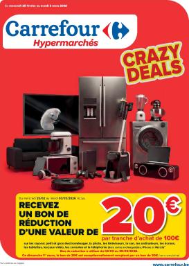 carrefour - De Carrefour Hypermarchés - Crazy Deals folder geldig vanaf 25/02/2026 t/m 03/03/2026