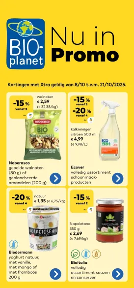 bio-planet - Bio-Planet folder geldig vanaf 08/10 - 21/10