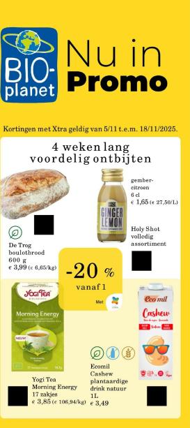 bio-planet - De Bio-Planet folder geldig vanaf 05/11 t/m 18/11
