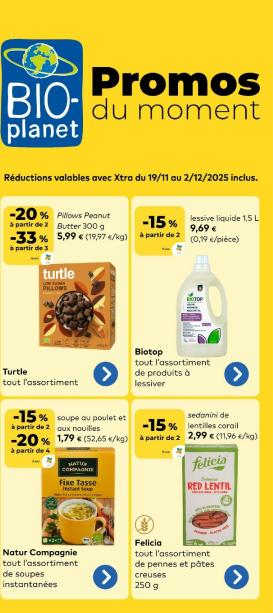 bio-planet - De Bio-Planet folder geldig vanaf 19/11 t/m 02/12