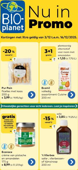 bio-planet - De Bio-Planet folder geldig vanaf 03/12 t/m 16/12