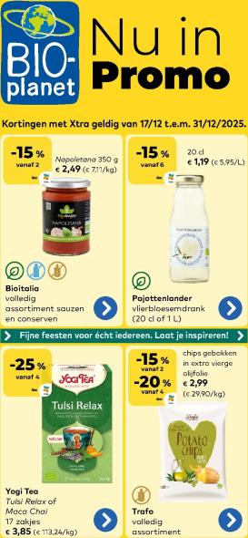 bio-planet - De Bio-Planet folder geldig vanaf 17/12 t/m 31/12