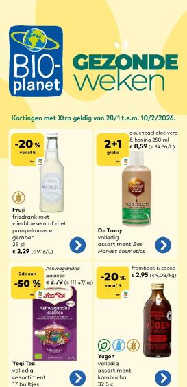 bio-planet - De Bio-Planet folder geldig vanaf 28/01 t/m 10/02