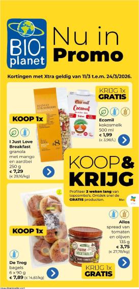 bio-planet - De Bio-Planet folder geldig vanaf 11/03/2026 t/m 24/03/2026