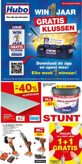 hubo - De Hubo folder geldig vanaf 29/10 t/m 09/11