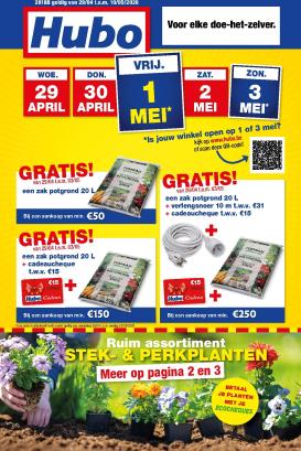 hubo - Huidige Hubo folder geldig van woensdag 29/04/2026 tot zondag 10/05/2026