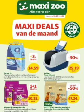 maxizoo - Maxizoo folder geldig vanaf 01/10 - 04/11